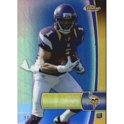 2012 Finest Blue Refractors #138 Jarius Wright