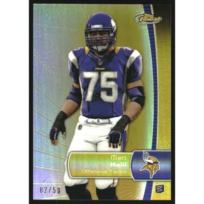 2012 Finest Gold Refractors #149 Matt Kalil