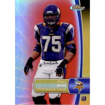 2012 Finest Red Refractors #149 Matt Kalil