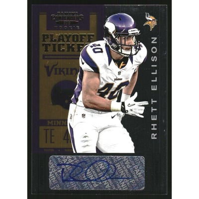 2012 Panini Contenders Playoff Ticket #178 Rhett Ellison AU