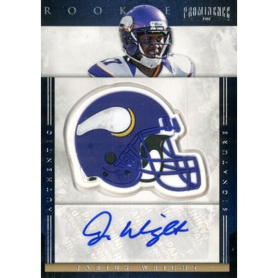 2012 Panini Prominence Rookie Team Helmet Autographs #243 Jarius Wright/240