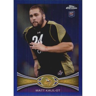 2012 Topps Chrome Blue Refractors #108 Matt Kalil