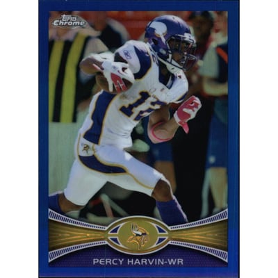 2012 Topps Chrome Blue Refractors #6 Percy Harvin