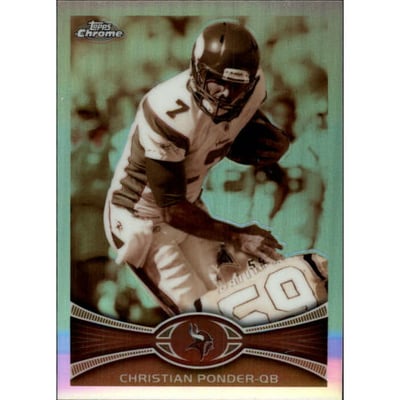 2012 Topps Chrome Sepia Refractors #183 Christian Ponder