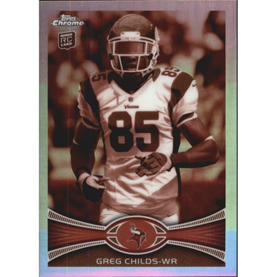 2012 Topps Chrome Sepia Refractors #41 Greg Childs