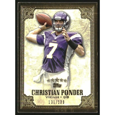 2012 Topps Five Star #146 Christian Ponder
