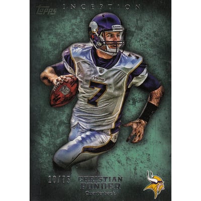 2012 Topps Inception Green #27 Christian Ponder