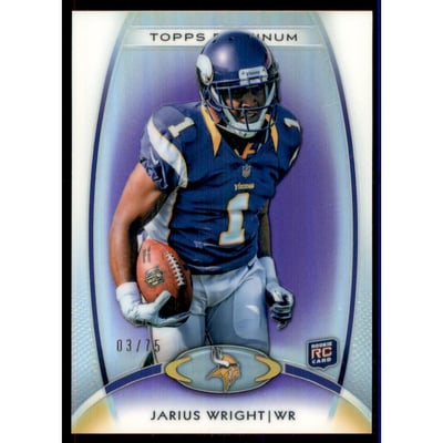 2012 Topps Platinum Purple Refractors #135 Jarius Wright