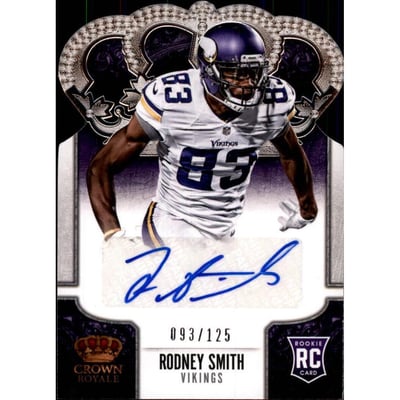 2013 Crown Royale Rookie Signatures #183 Rodney Smith/125