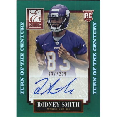 2013 Elite Turn of the Century Autographs #180 Rodney Smith/299