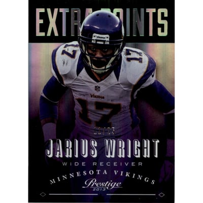2013 Prestige Extra Points Green #109 Jarius Wright