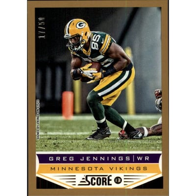 2013 Score Gold Zone #120 Greg Jennings