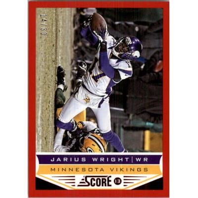 2013 Score Red Zone #118 Jarius Wright