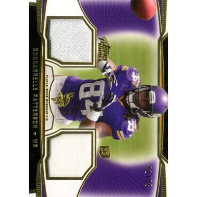 2013 Topps Prime Dual Relics Gold #DRCP Cordarrelle Patterson