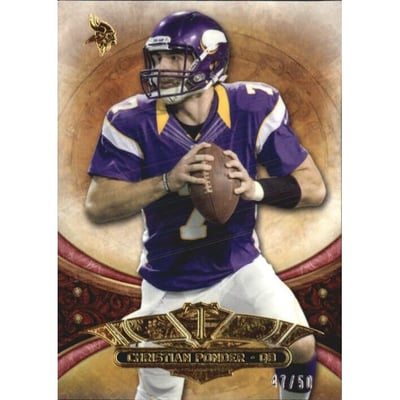 2013 Topps Triple Threads Ruby #86 Christian Ponder
