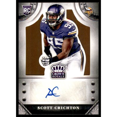 2014 Crown Royale Rookie Signatures Retail Bronze #SSC Scott Crichton/99