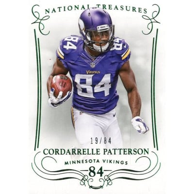 2014 Panini National Treasures Century Numbers #93 Cordarrelle Patterson/84