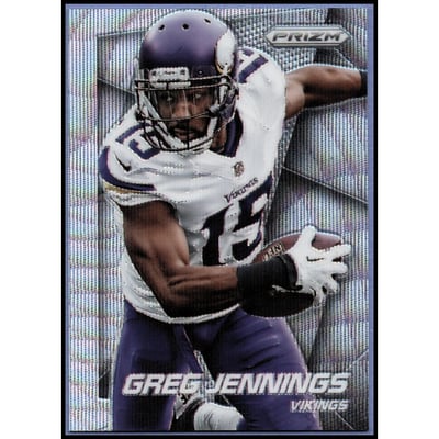 2014 Panini Prizm Prizms Light Blue Wave #29 Greg Jennings