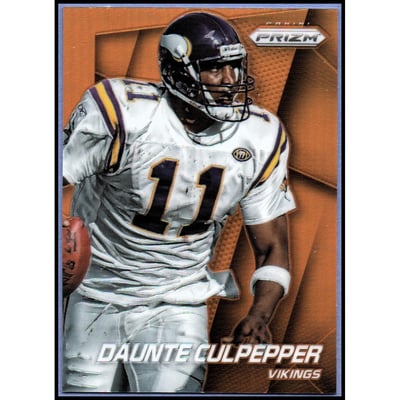 2014 Panini Prizm Prizms Orange #120 Daunte Culpepper