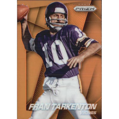 2014 Panini Prizm Prizms Orange #75 Fran Tarkenton