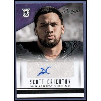 2014 Prestige Rookie Autographs #281 Scott Crichton