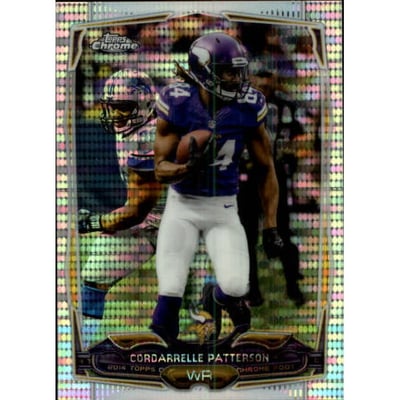 2014 Topps Chrome Mini Pulsar Refractors #84 Cordarrelle Patterson