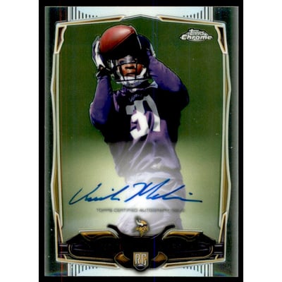 2014 Topps Chrome Rookie Autographs #160 Jerick McKinnon