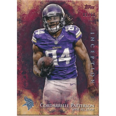 2014 Topps Inception Red #33 Cordarrelle Patterson