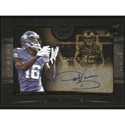 2015 Panini Black Gold Gilded Signatures #GILDD DaVaris Daniels