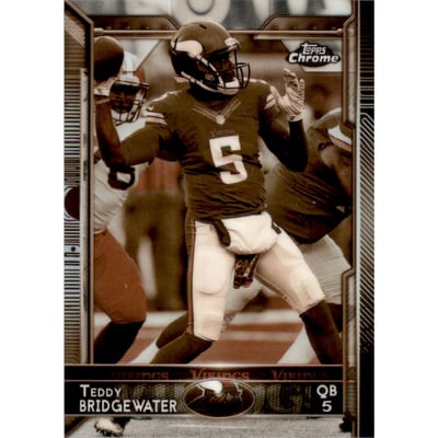 2015 Topps Chrome Sepia Refractors #79 Teddy Bridgewater