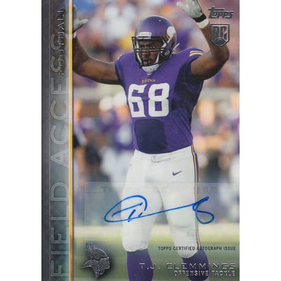 2015 Topps Field Access Autographs #78 T.J. Clemmings