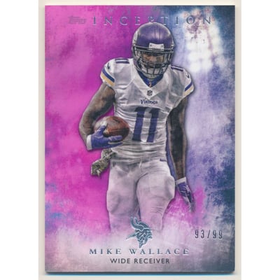 2015 Topps Inception Magenta #97 Mike Wallace