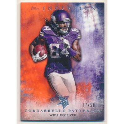 2015 Topps Inception Orange #64 Cordarrelle Patterson