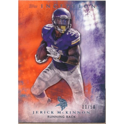 2015 Topps Inception Orange #74 Jerick McKinnon
