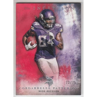 2015 Topps Inception Red #64 Cordarrelle Patterson