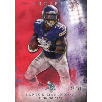 2015 Topps Inception Red #74 Jerick McKinnon