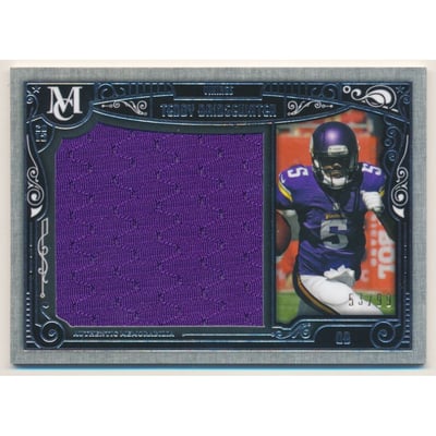 2015 Topps Museum Collection Jumbo Relics Copper #MJRJH Jeremy Hill