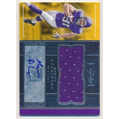 2016 Donruss Signature Series #299 Moritz Bohringer JSY AU RC