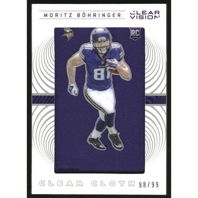 2016 Panini Clear Vision Rookie Clear Cloth Jerseys #20 Moritz Bohringer