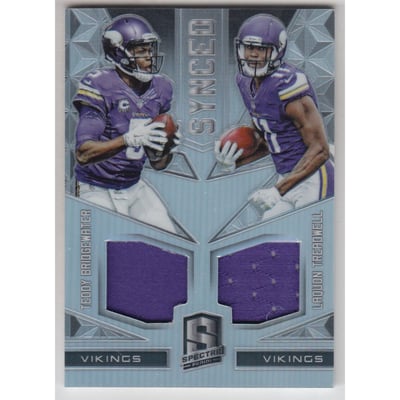 2016 Panini Spectra Synced Swatches #23 Teddy Bridgewater/Laquon Treadwell/199