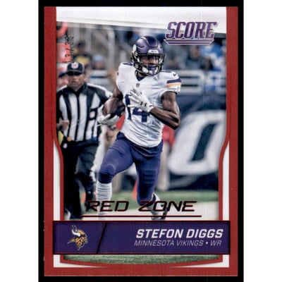 2016 Score Jumbo Red Zone #182 Stefon Diggs