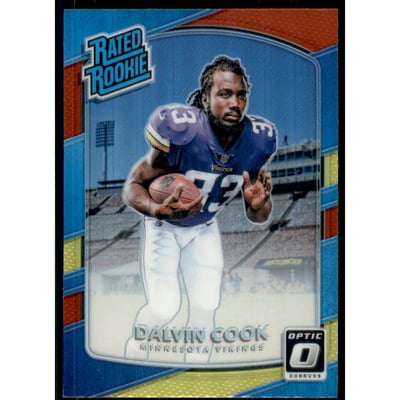 2017 Donruss Optic Red and Yellow #193 Dalvin Cook RR