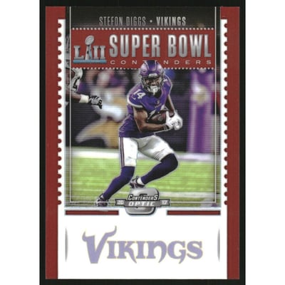 2017 Panini Contenders Optic Super Bowl Contenders Red #15 Stefon Diggs