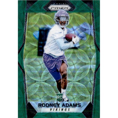 2017 Panini Prizm Prizms Green Scope #228 Rodney Adams