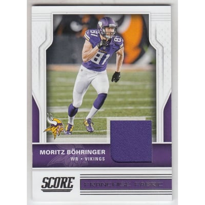 2017 Score Franchise Fabric #24 Moritz Bohringer