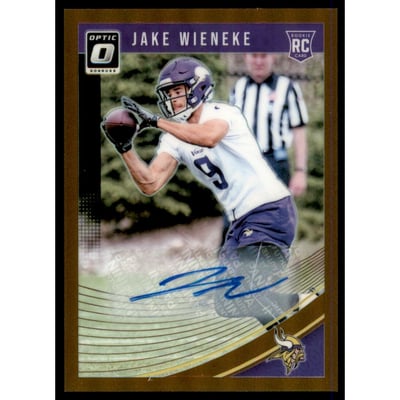 2018 Donruss Optic Rookie Autographs Bronze #138 Jake Wieneke