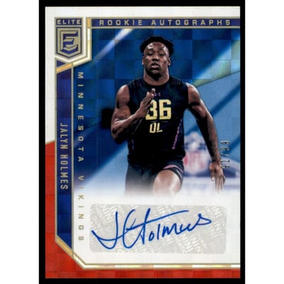 2018 Elite Rookie Autographs Red #41 Jalyn Holmes/99