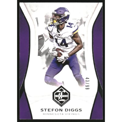 2018 Limited Silver Spotlight #62 Stefon Diggs