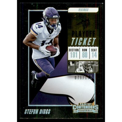 2018 Panini Contenders Playoff Ticket #41 Stefon Diggs