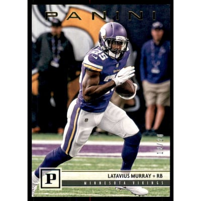 2018 Panini Gold Knight #188 Latavius Murray